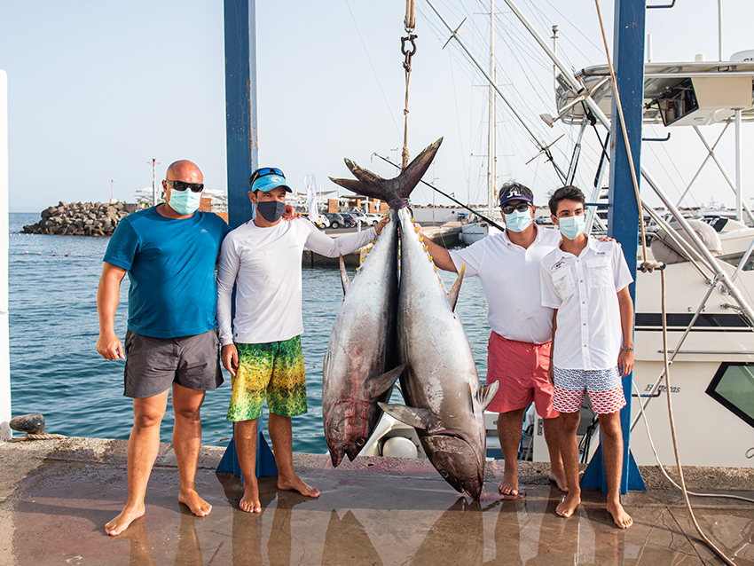 El Rapa Nui lidera el Concurso de Pesca Pasito Blanco en una jornada sin blue marlins y con siete capturas de atunes