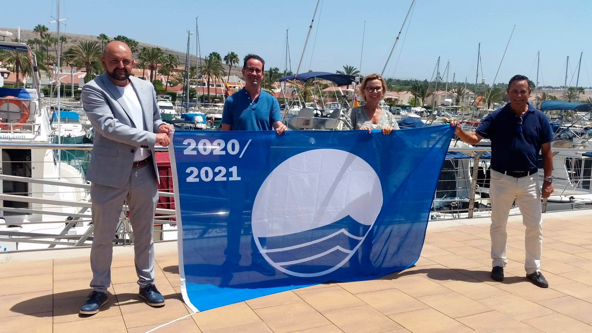 El Puerto Deportivo Pasito Blanco renueva la Bandera Azul 2020 por su gestión medioambiental